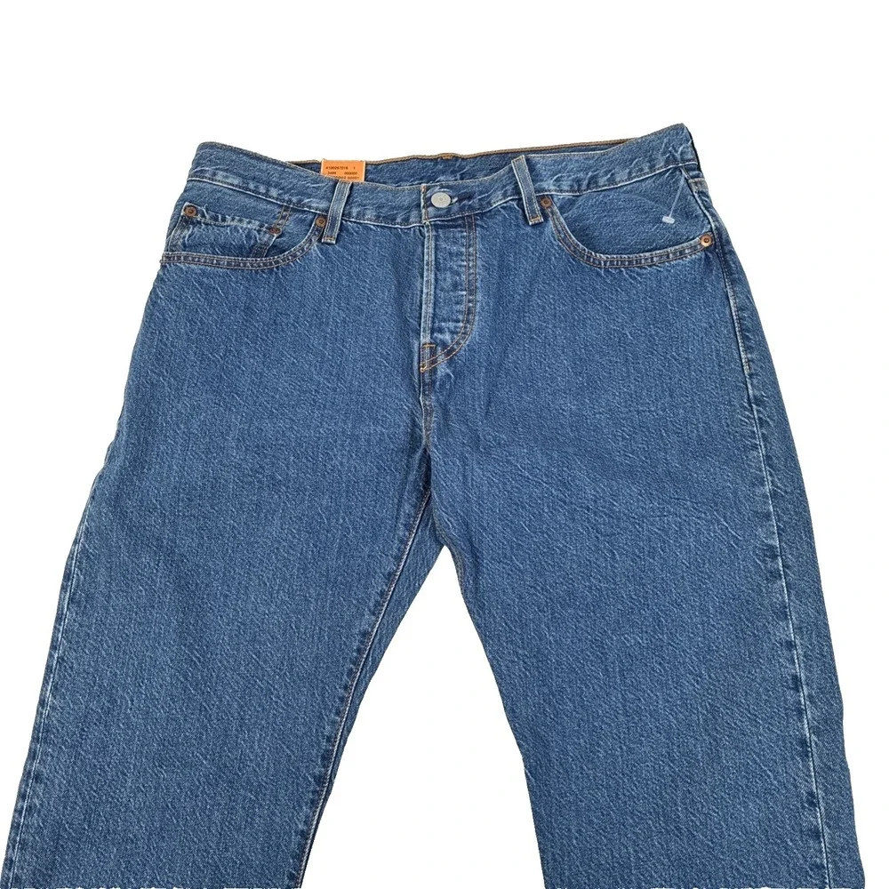 New Women's Levi's 501 CT Cropped Button Fit Denim Jeans Size 31x34 NWT‎ Tapered
